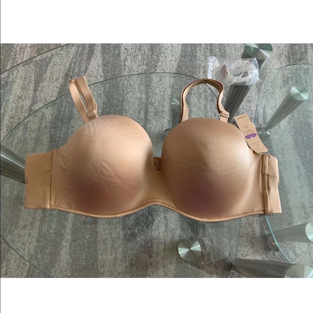 Cacigue Multi Way Strap Nude Bra NWT 44C